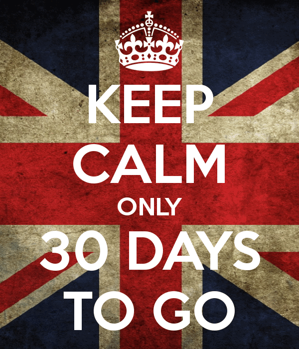 keep calm only 30 days to go 3