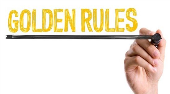 Three rules you must follow when trading