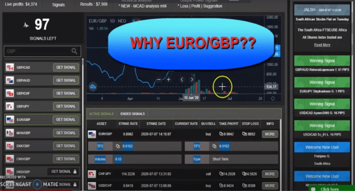 Video: How did our member earn 100 Euros with signals