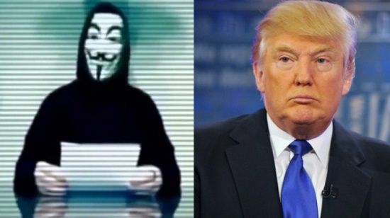 Anonymous are joining the Anti-trump movement