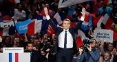 France’s new president Emmanuel Macron in his winning speech