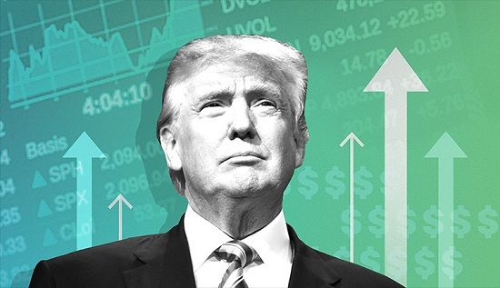 Wall Street rises on hopes that Trump will improve U.S. economy