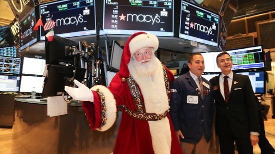 Santa visits NYSE